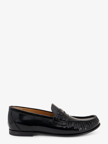 Leather Scrunch loafers thumbnail