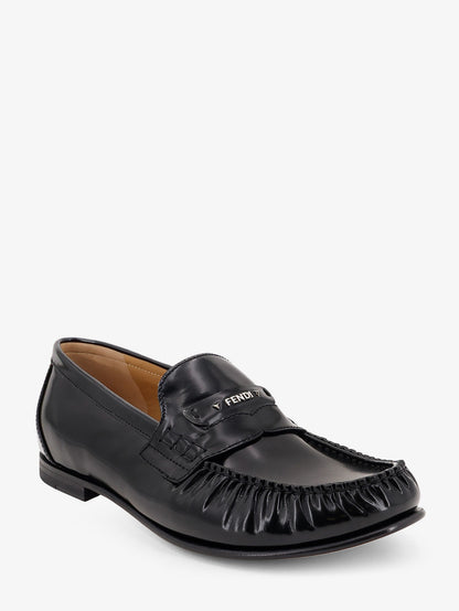 Leather Scrunch loafers thumbnail