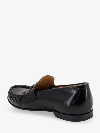Leather Scrunch loafers thumbnail
