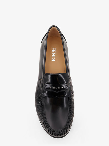 Leather Scrunch loafers thumbnail