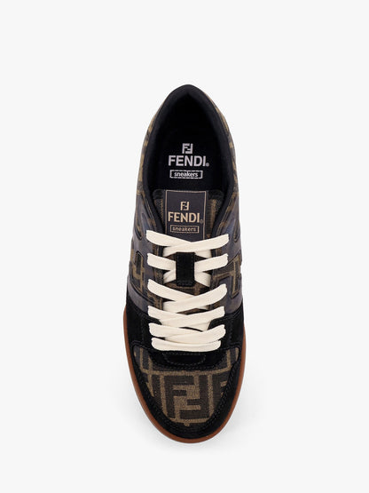 Fendi Match FF jacquard and suede sneakers thumbnail