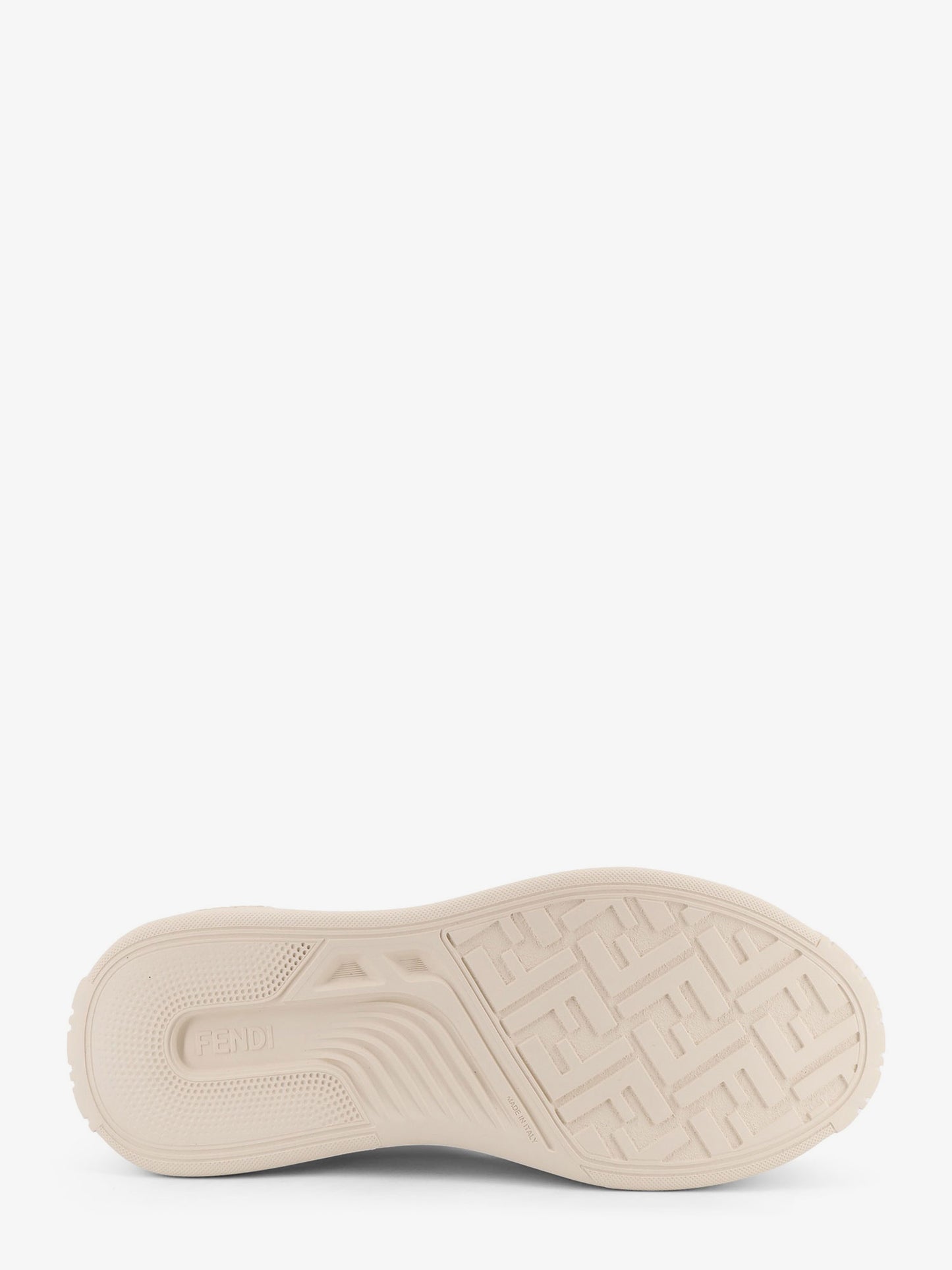 Sneakers Fendi Force in pelle con inserti in tessuto FF jacquard