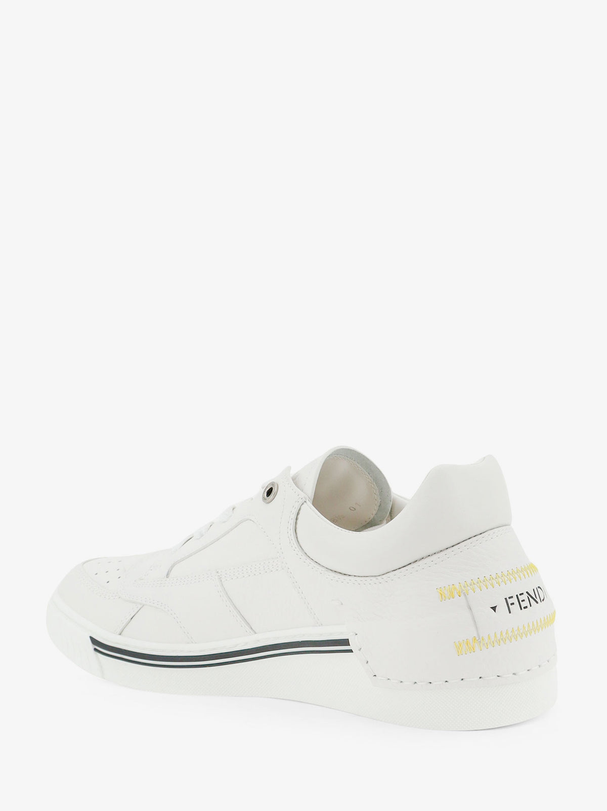 Fender leather sneakers