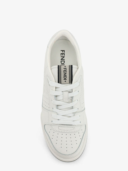 Match leather sneakers with FF monogram thumbnail