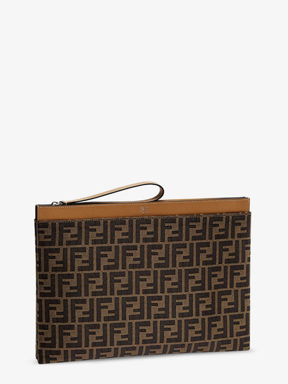 FF Jacquard Fabric Flat Pouch Large thumbnail