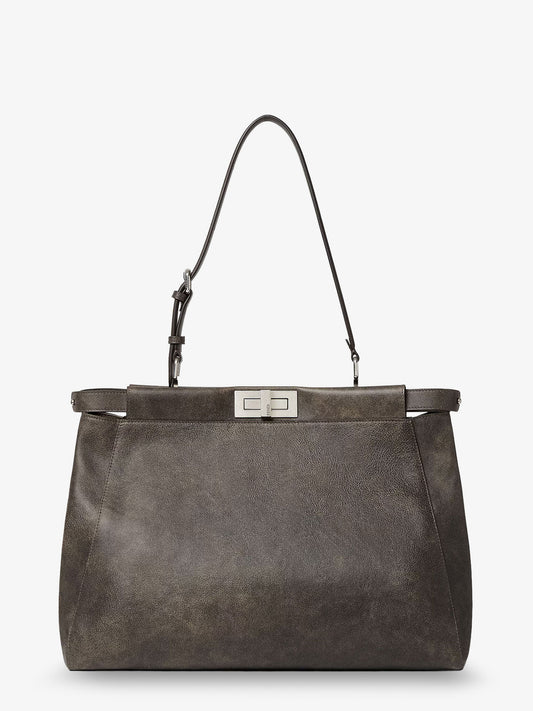 Borsa a tracolla My Peekaboo Large in pelle con effetto vintage