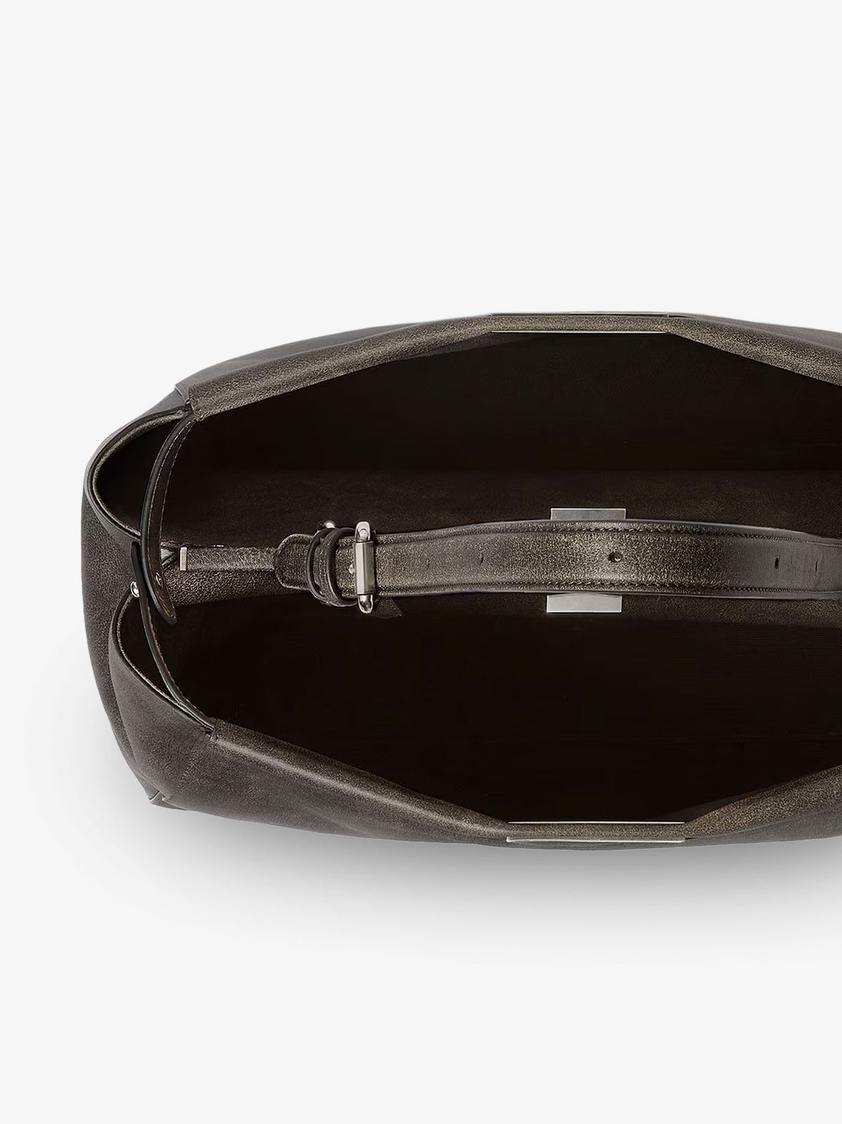 Borsa a tracolla My Peekaboo Large in pelle con effetto vintage