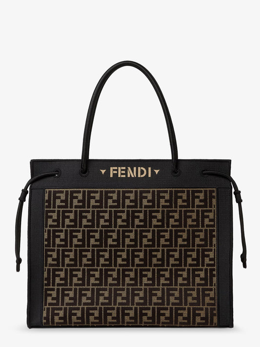 Magic Shopper bag in FF fabric with embroidered logo on the front