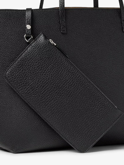 Medium Leather Roll Shopping Bag thumbnail