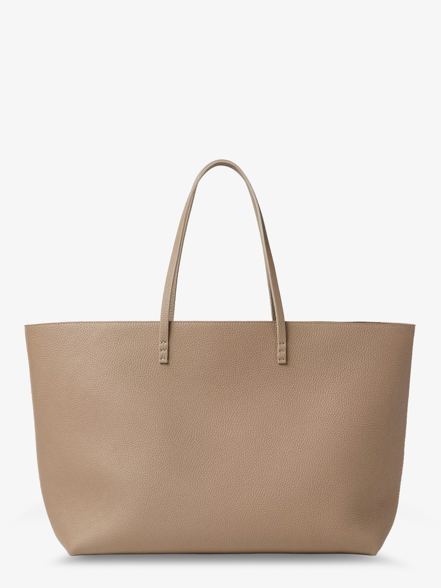 Roll Medium Leather Shopping Bag