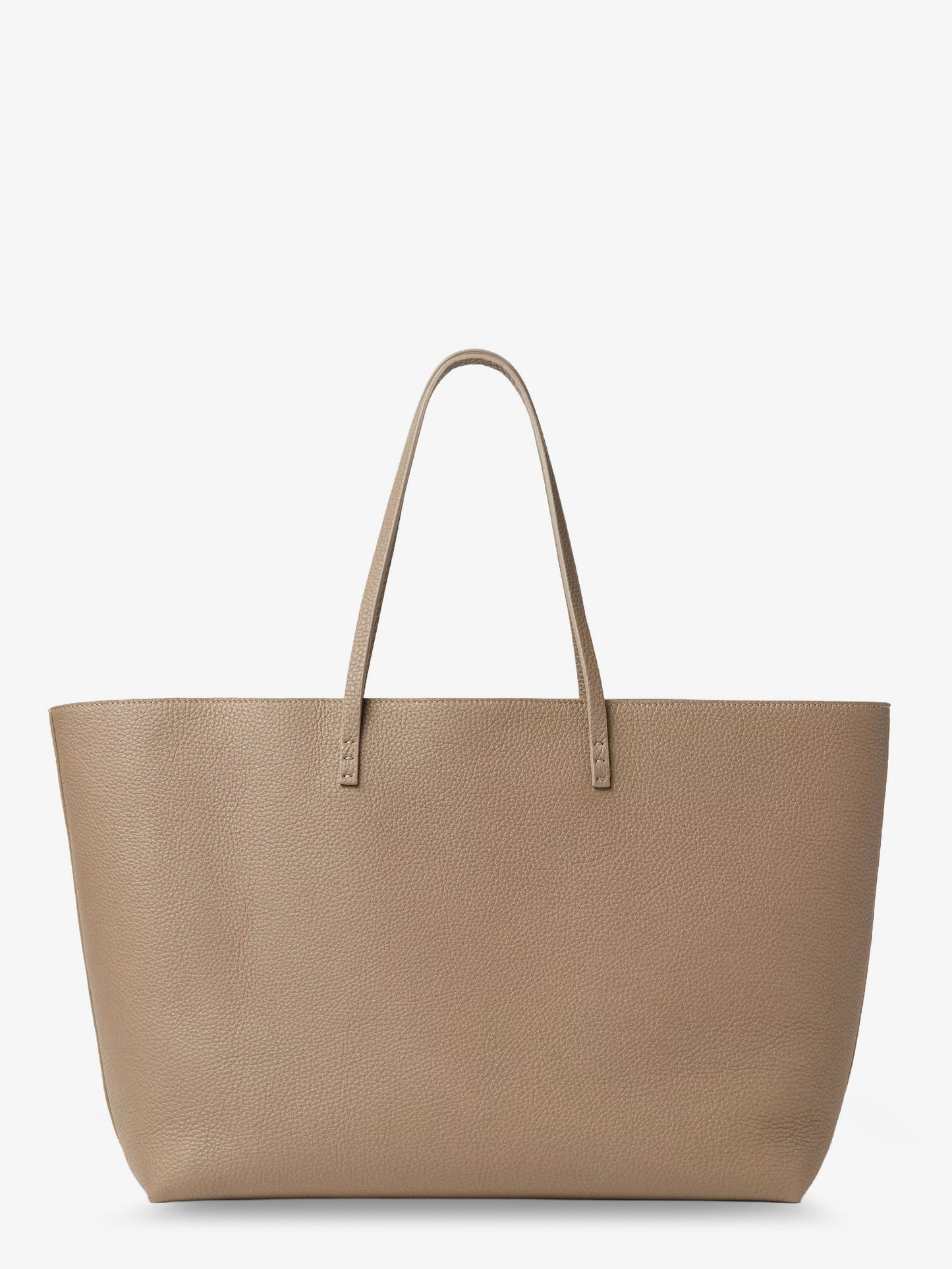 Roll Medium Leather Shopping Bag
