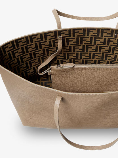 Roll Medium Leather Shopping Bag thumbnail