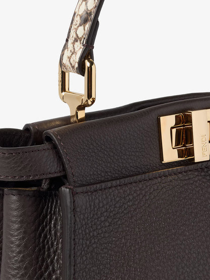 Peekaboo Mini hammered leather handbag thumbnail