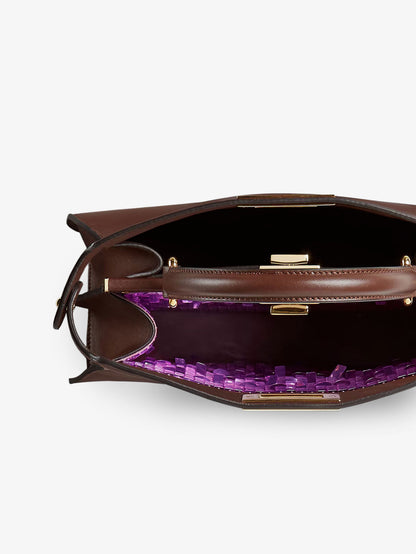 Peekaboo ISeeU Medium leather handbag thumbnail