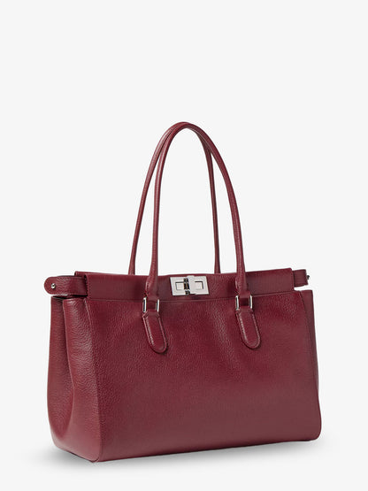 Borsa a spalla Peekaboo Tote in pelle thumbnail