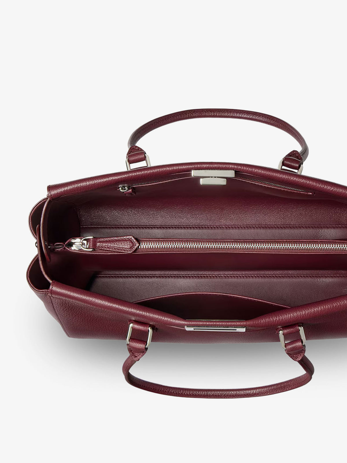 Borsa a spalla Peekaboo Tote in pelle