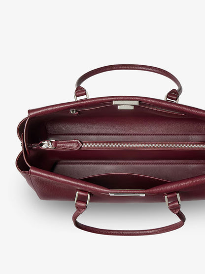 Borsa a spalla Peekaboo Tote in pelle thumbnail