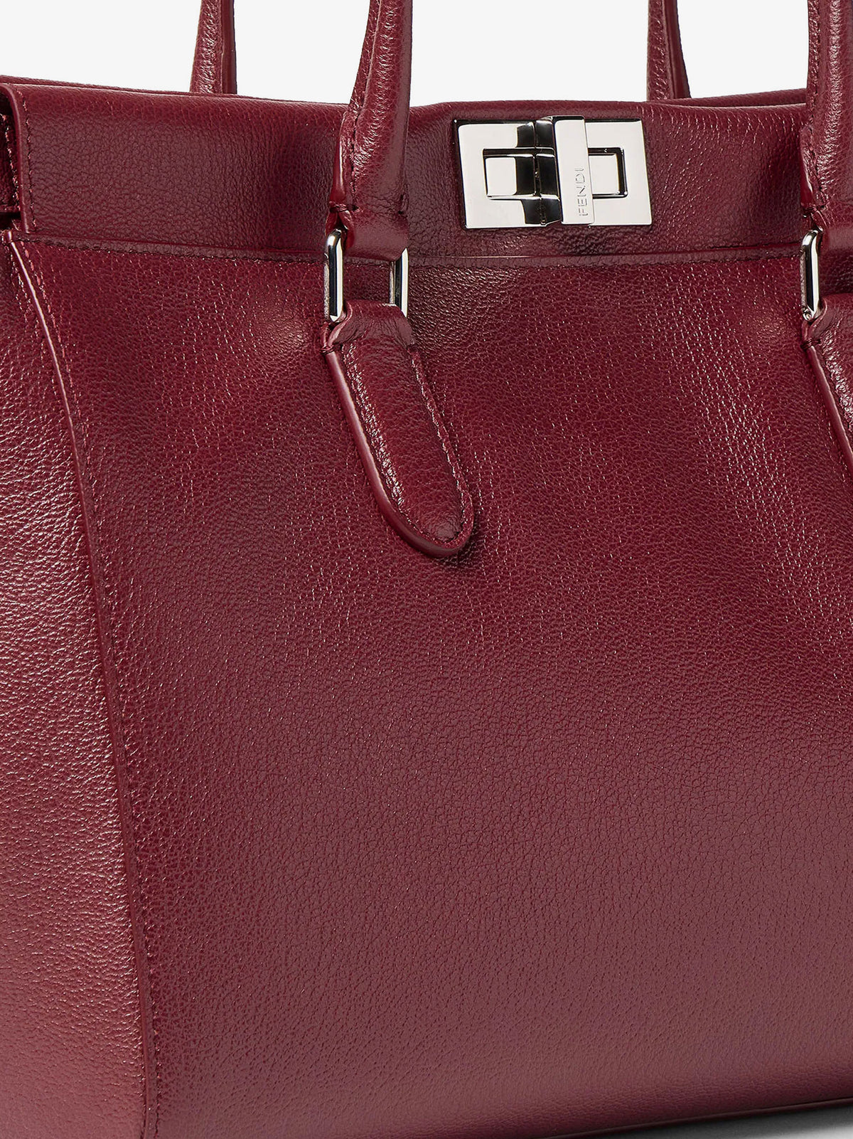 Borsa a spalla Peekaboo Tote in pelle