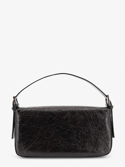 Baguette vintage-effect leather shoulder bag thumbnail