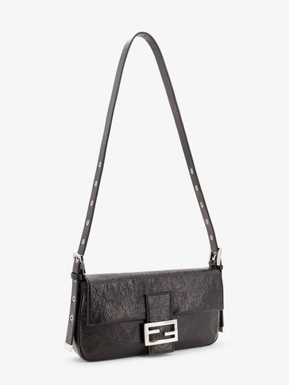 Baguette vintage-effect leather shoulder bag thumbnail
