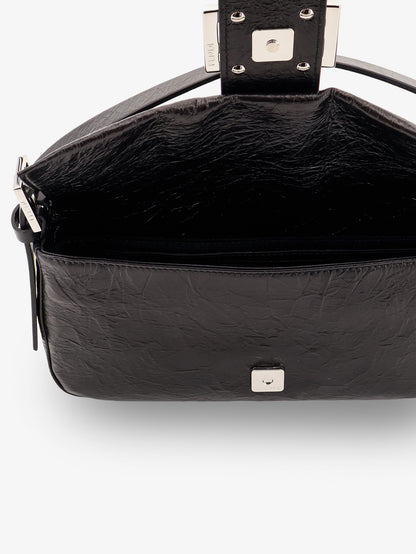 Baguette vintage-effect leather shoulder bag thumbnail