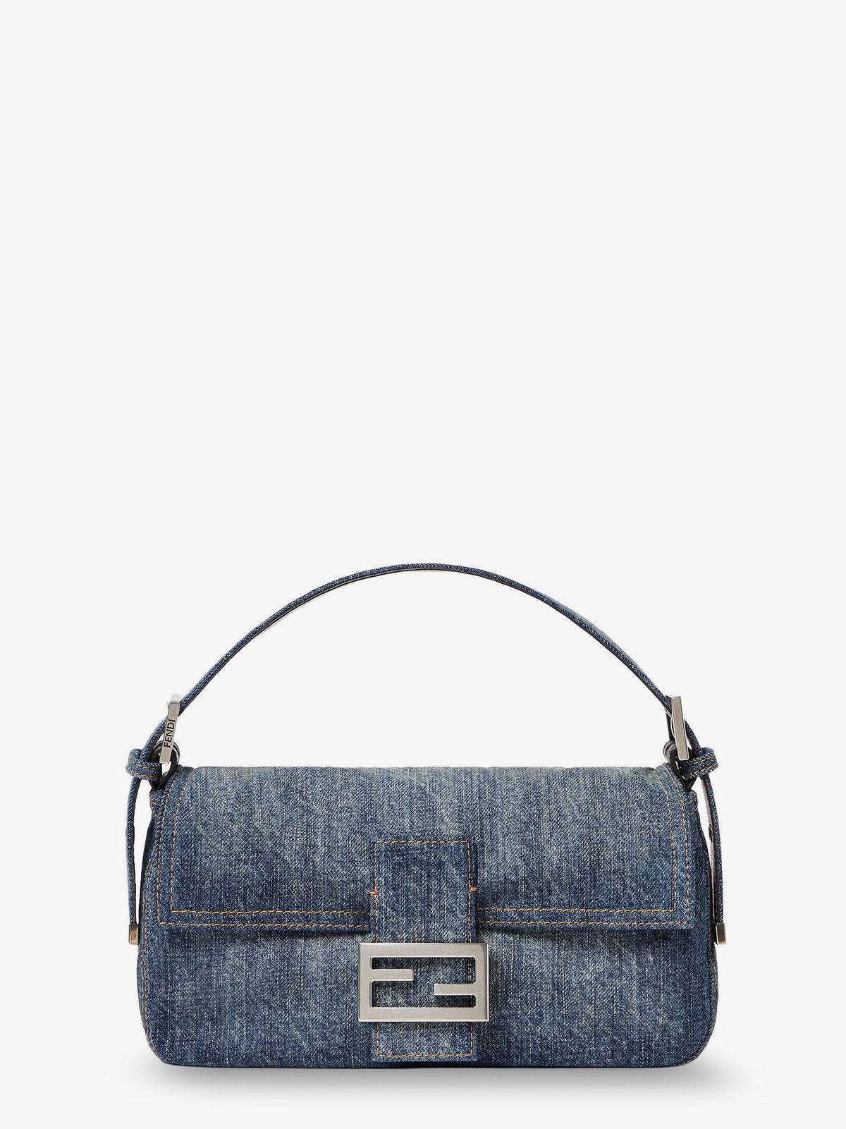 Borsa a spalla Baguette 26424 in blu denim