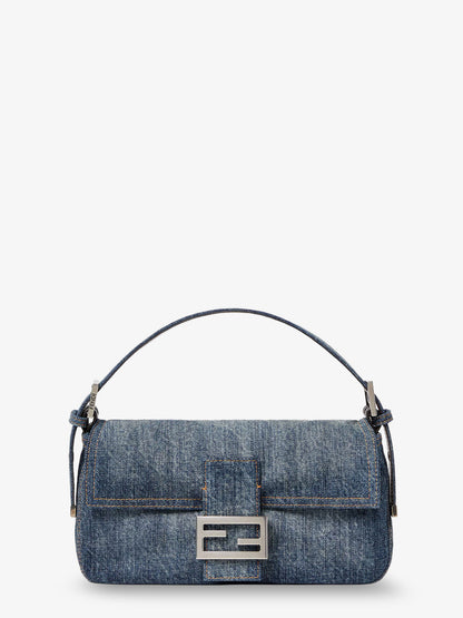 Borsa a spalla Baguette 26424 in blu denim thumbnail