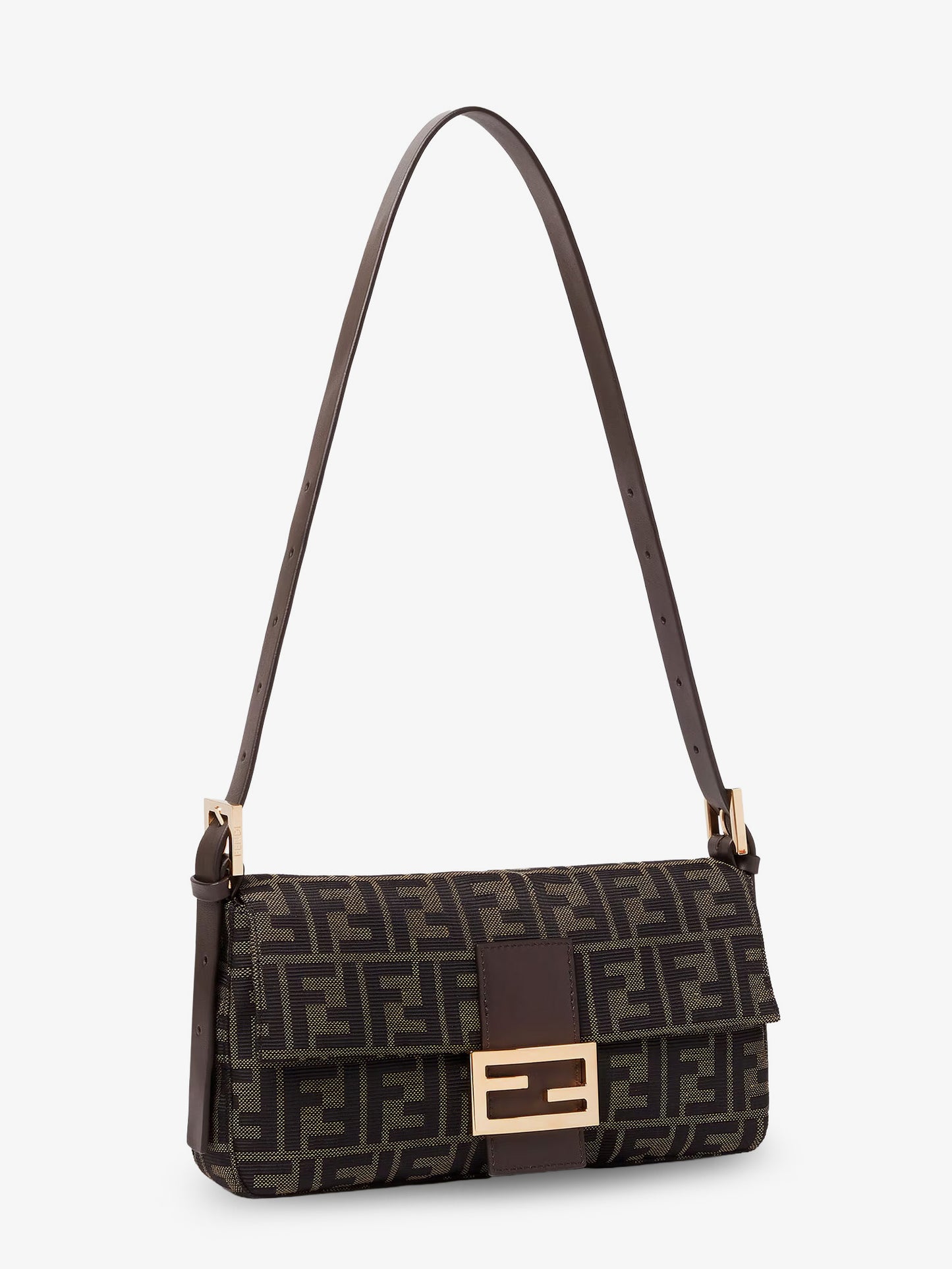 Baguette 26424 FF Zucca fabric shoulder bag
