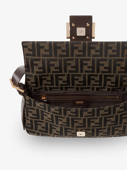 Baguette 26424 FF Zucca fabric shoulder bag thumbnail