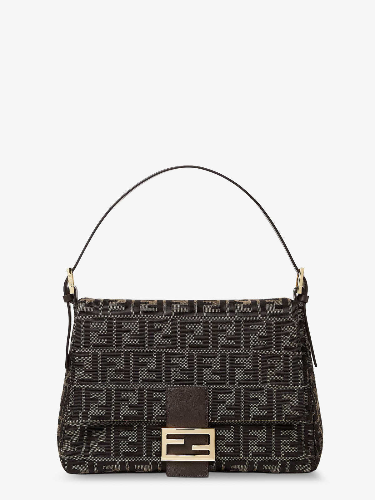 Flap 26325 FF Zucca Jacquard shoulder bag