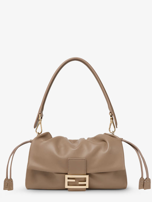 Baguette Soft Medium Leather Shoulder Bag