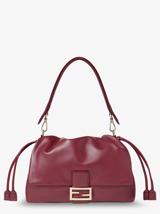 Large Soft Leather Baguette Bag