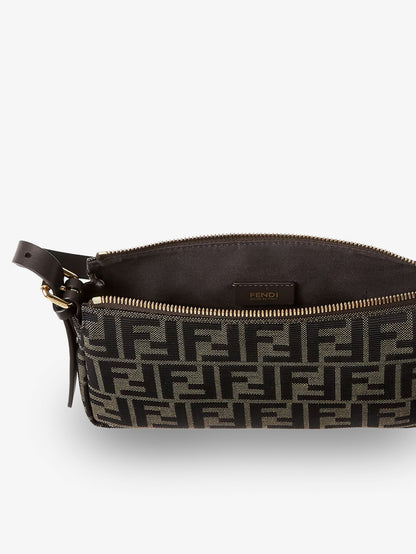 Zip Top Small FF Zucca Fabric shoulder bag thumbnail