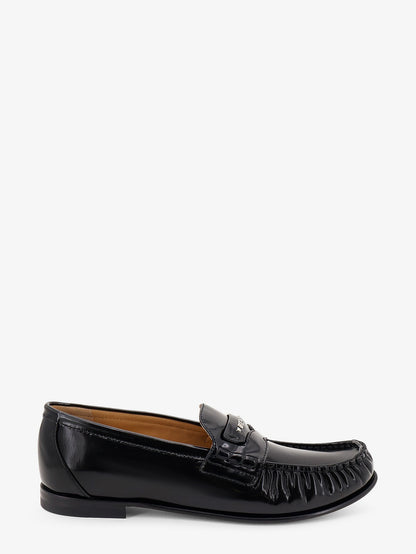 Leather Scrunch loafers thumbnail
