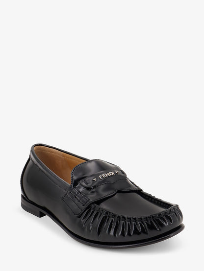 Leather Scrunch loafers thumbnail