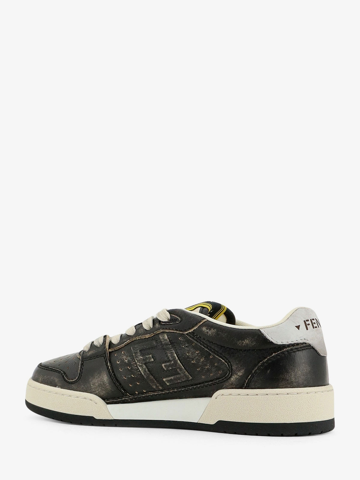 Fendi Match leather sneakers