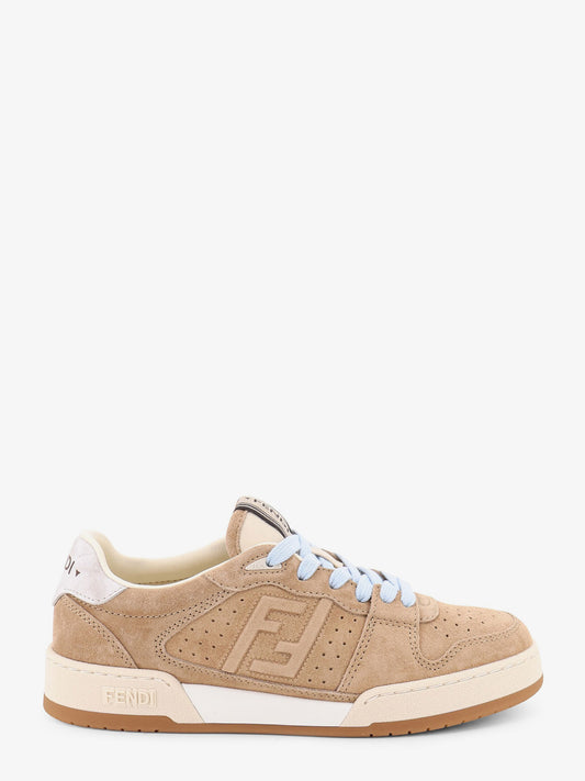 Fendi Match suede sneakers