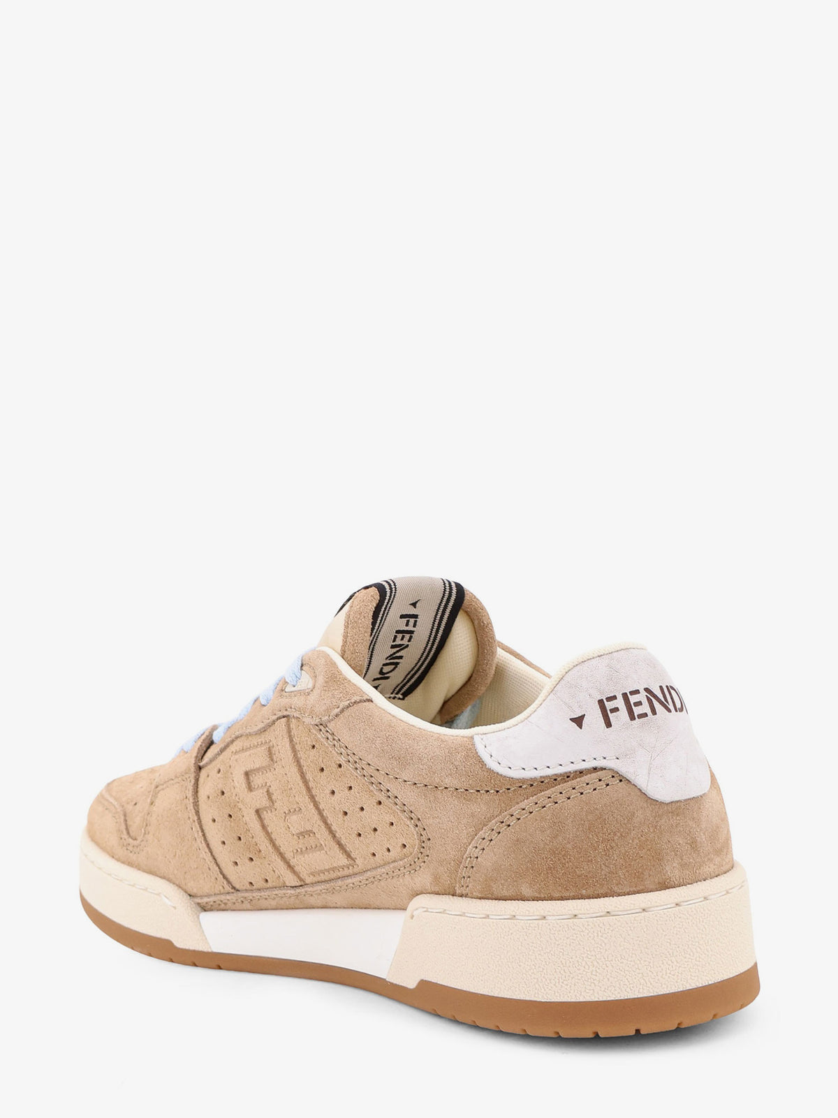 Fendi Match suede sneakers