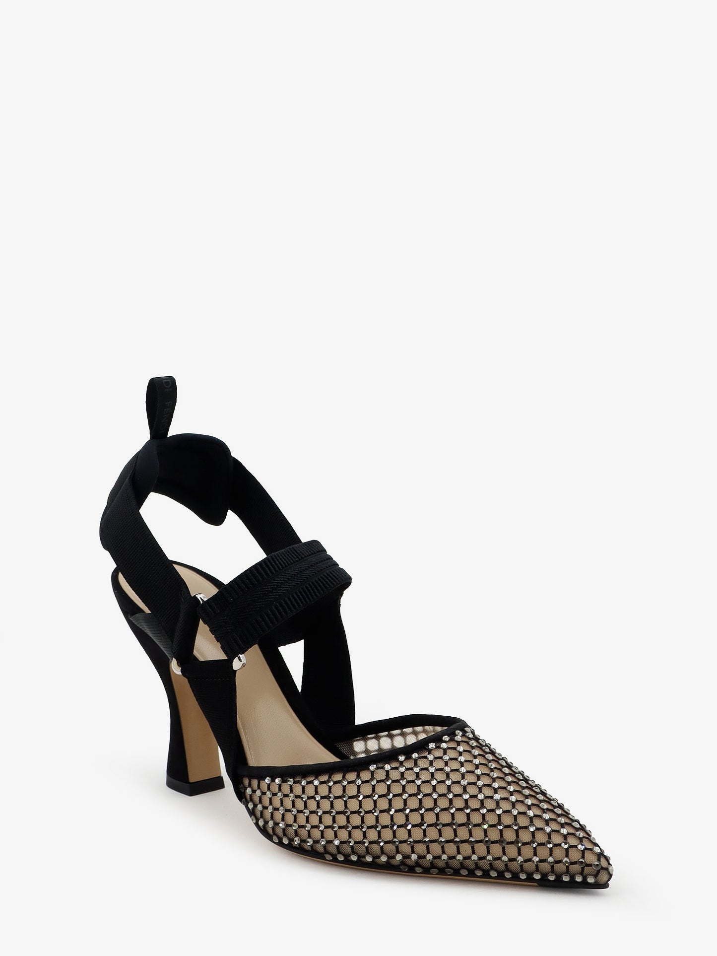 Décolleté Colibrì in mesh e suede