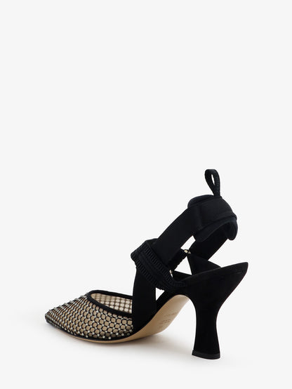 Décolleté Colibrì in mesh e suede thumbnail