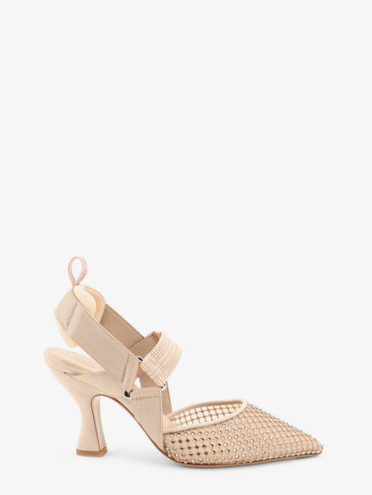 Décolleté Colibrì in mesh e suede thumbnail