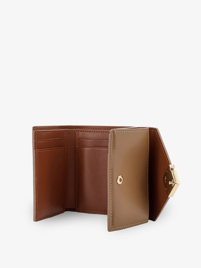 FF Diamonds Micro Trifold Leather Wallet thumbnail