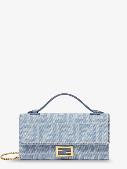 Baguette Continental canvas crossbody bag with all-over FF motif thumbnail