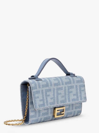 Baguette Continental canvas crossbody bag with all-over FF motif thumbnail