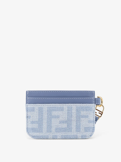 Denim Baguette Card Holder with FF Motif thumbnail