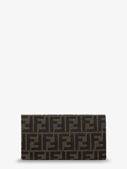 FF Zucca Fabric Continental Wallet with Chain Tube thumbnail
