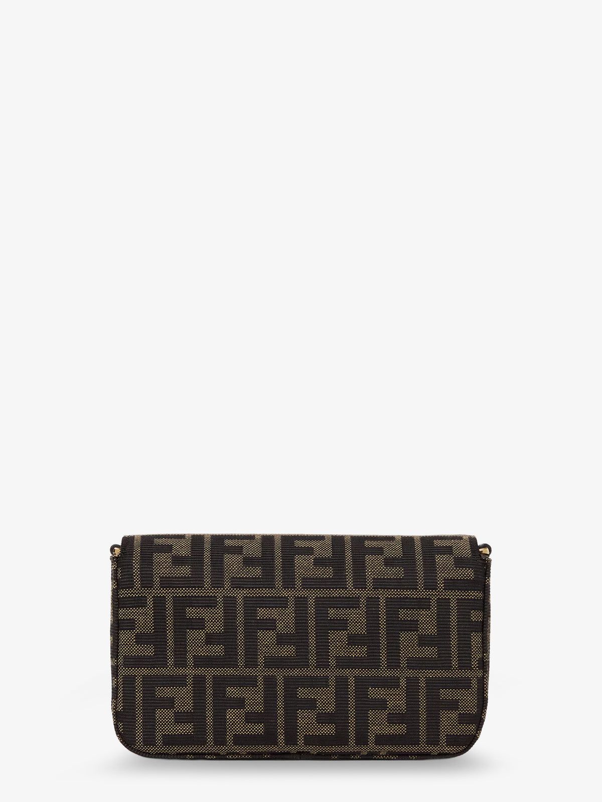 Wallet on Chain Tube FF Zucca Fabric crossbody bag