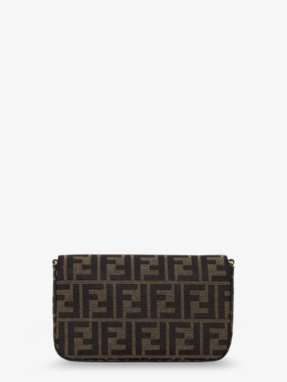 Wallet on Chain Tube FF Zucca Fabric crossbody bag thumbnail