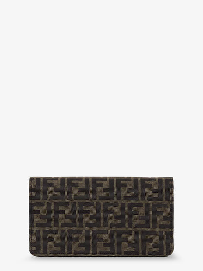 Borsa a tracolla Wallet on Chain Tube in tessuto FF Zucca  thumbnail