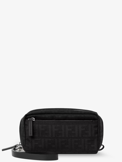 FF Zucca jacquard fabric clutch bag thumbnail